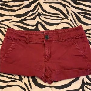 Maroon ae shorts